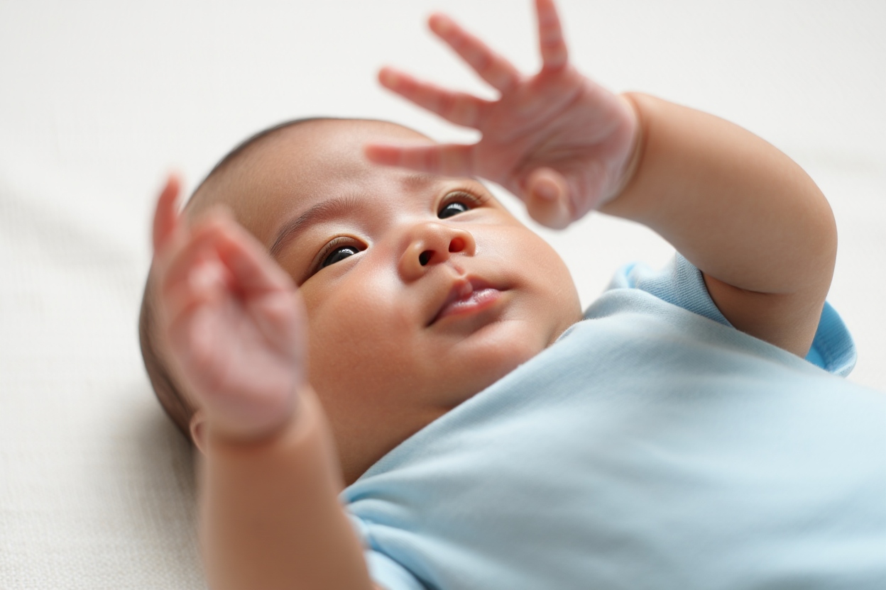 Desarrollo motriz bebé de 3 meses